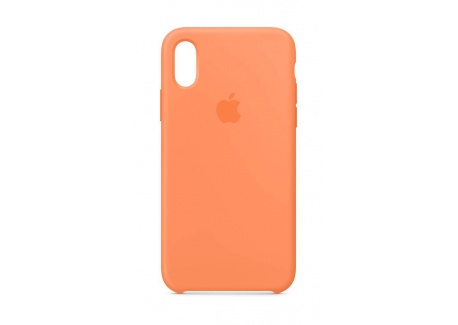 Apple Coque en Silicone  pour iPhone XS  - Papaye