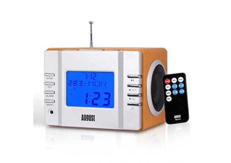 Radio-réveil / Cube lecteur MP3 avec Radio FM, lecteur de carte, port USB  et entrée AUX prise 3,5 mm, 2 haut-parleu - Bootika