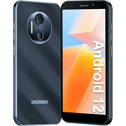DOOGEE Telephone Portable, X97 Android 12, 16Go ROM/SD 256 Go, 6.0’’HD+Écran, Batterie 4200mAh, Double Caméra 8MP Smartphone 