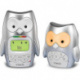 VTech- BM2300 Babyphone Hibou Family - Grande portée jusquà 300 m - Fonction interphone - Niveau 5 Indicateur de Bruit LED -